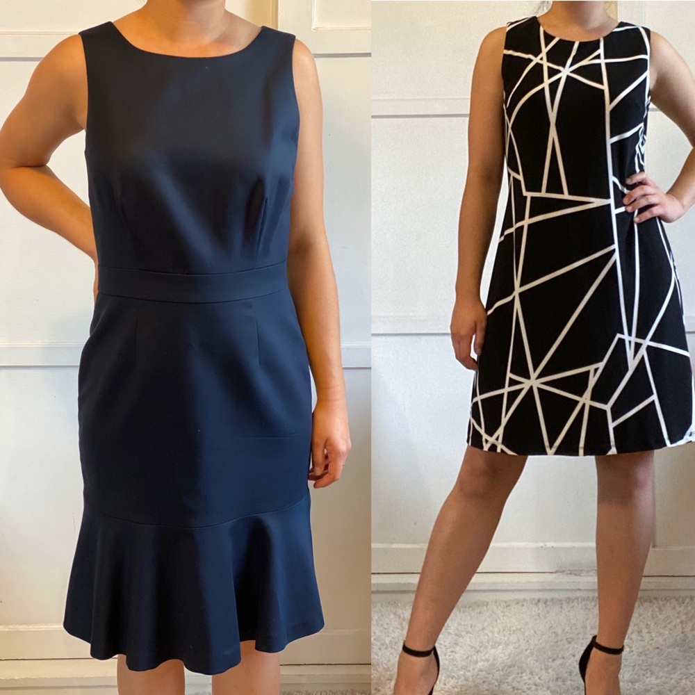 2 Dresses Banana Republic and Tommy Hilfiger